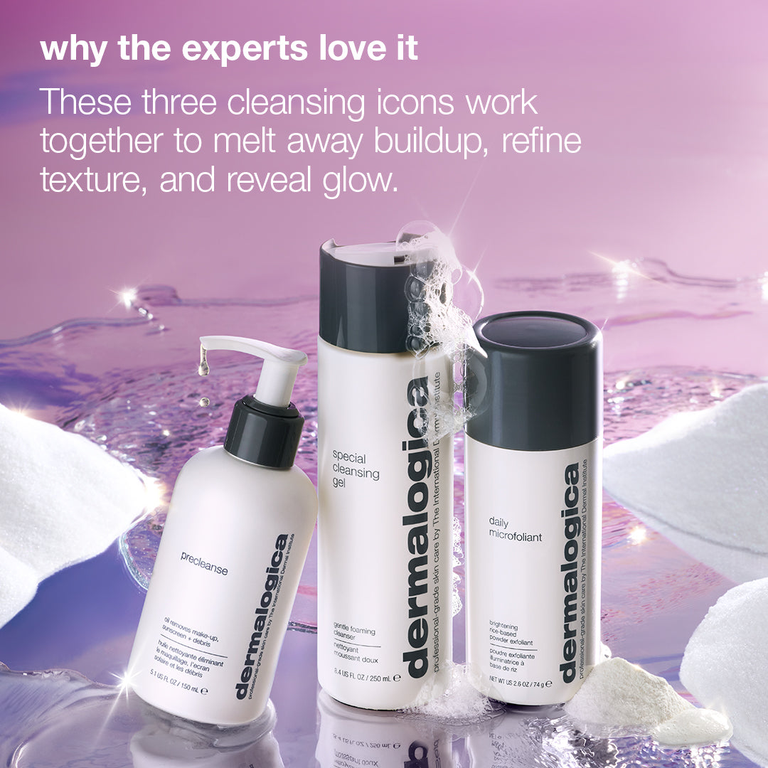 expert cleanse + glow set (3 full-sizes)