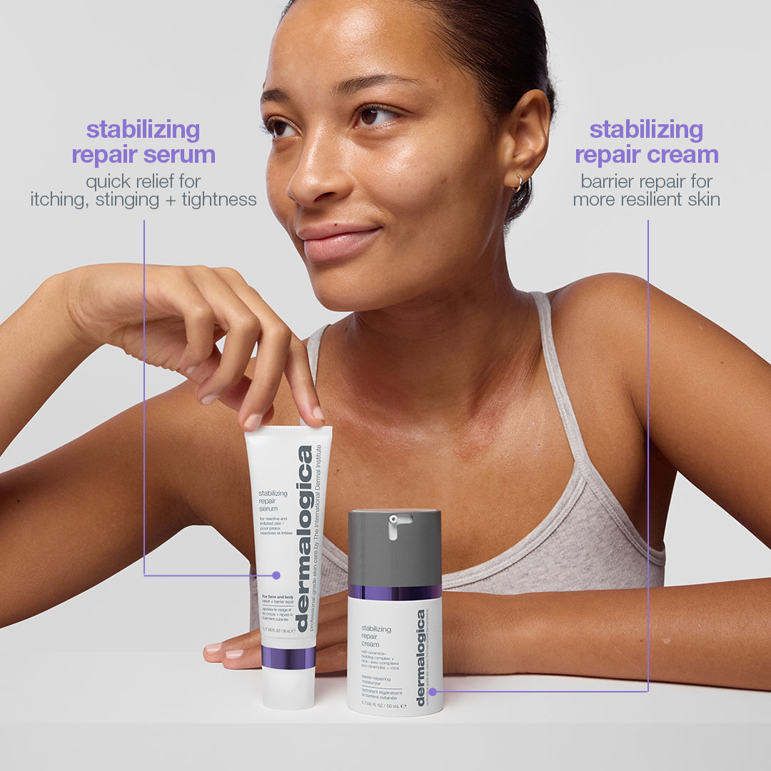 stabilizing repair face + body serum