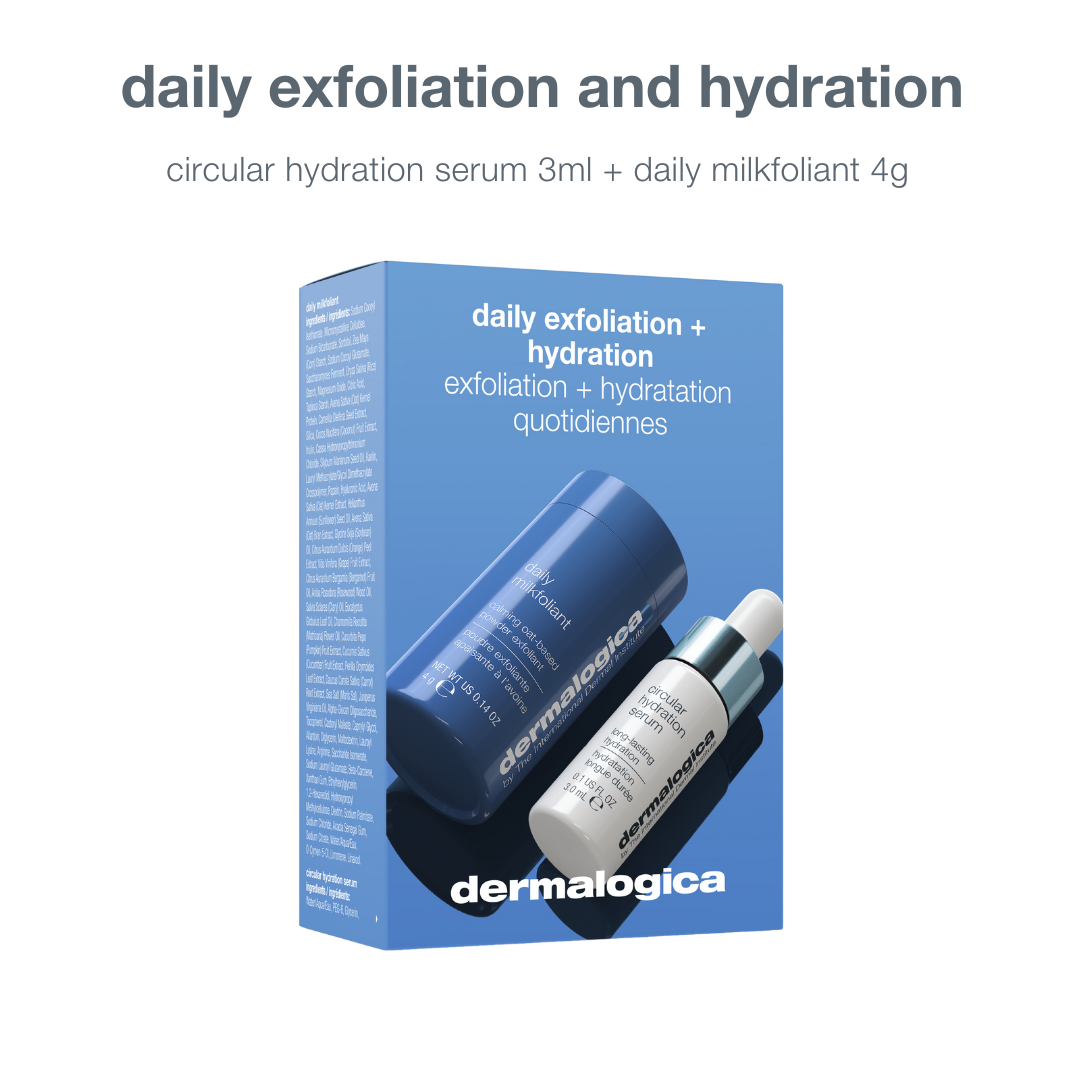 daily exfoliation + hydration kit