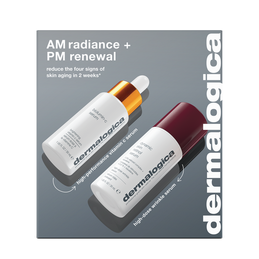 [Exclusive Lazada] Dermalogica am radiance + pm renewal kit (2 full-size) เซ็ตผิวโกลว์ตอนเช้า + ฟื้นบำรุงตอนกลางคืน