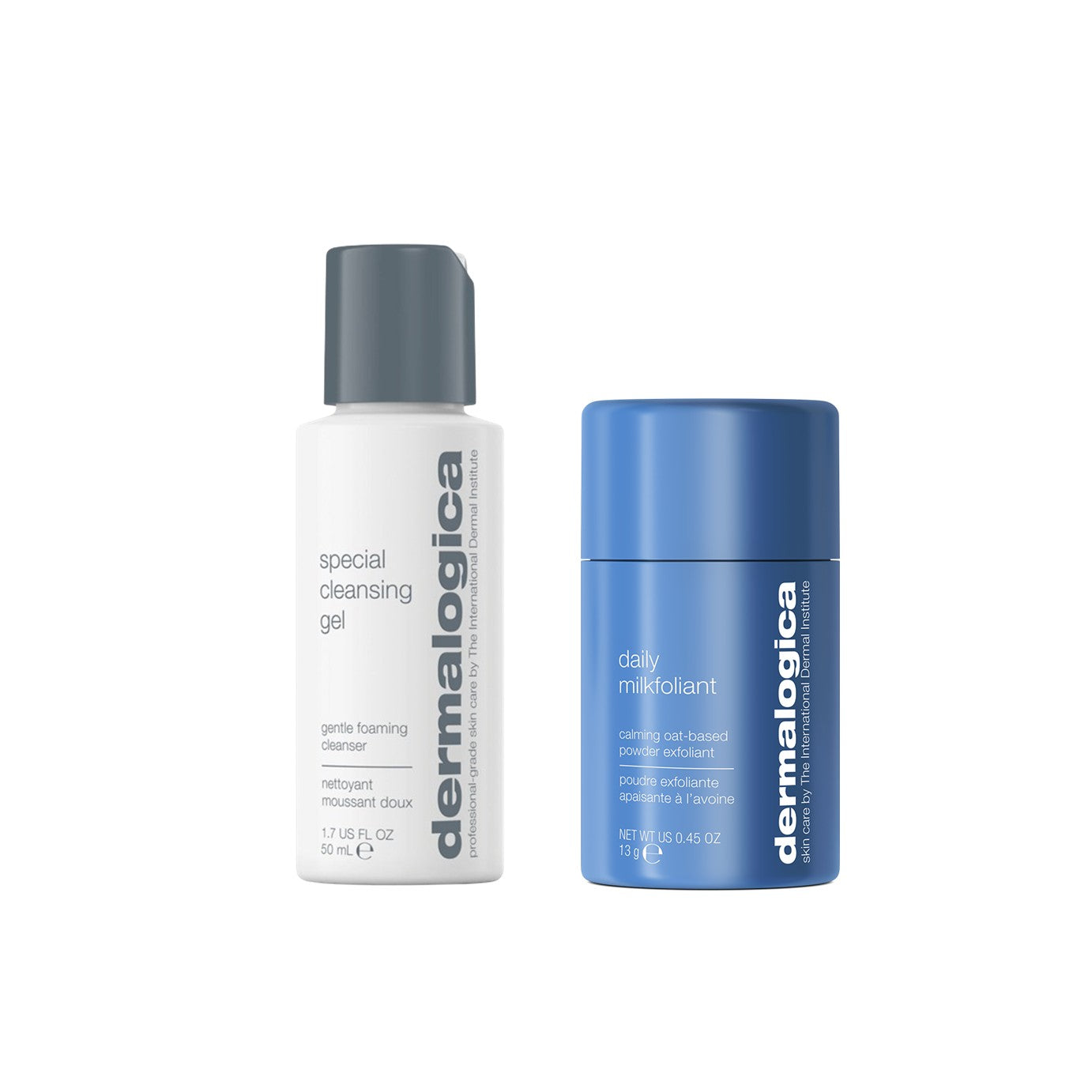 Dermalogica เซ็ตล้างหน้าและผลัดเซลล์ผิวขายดีอันดับ 1 [daily Milkfoliant 13g + Special Cleansing Gel 50ml]