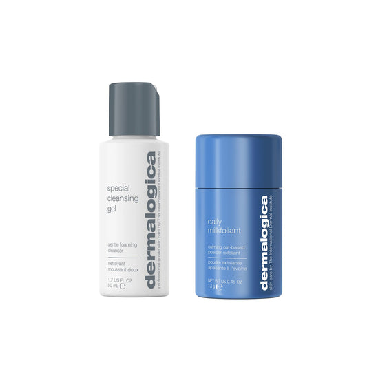 Dermalogica เซ็ตล้างหน้าและผลัดเซลล์ผิวขายดีอันดับ 1 [daily Milkfoliant 13g + Special Cleansing Gel 50ml]